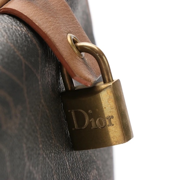 Christian Dior Monogram Honeycomb Canvas Boston Bag - Picture 7 of 10